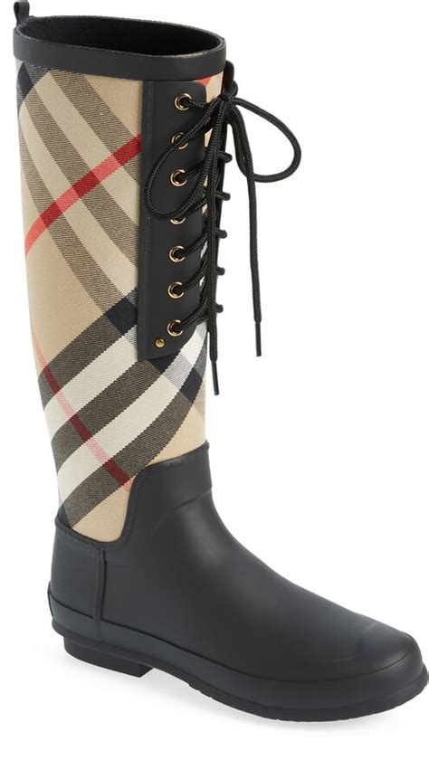 burberry simeon check-print rain boot|Burberry Women's Simeon Signature Check Rain .